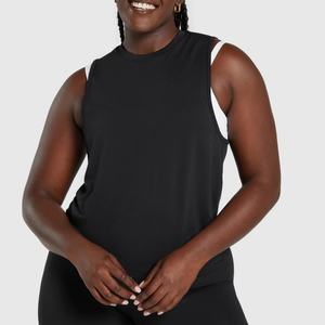 Débardeur personnalisé pour femmes en été, nouveau style sportif et décontracté, coupe ajustée, grande taille, débardeur sans manches pour femmes - Product Image 4