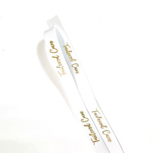 새로운 디자인 10mm 맞춤형 로고 스포츠 가방 폴리에스터 신발 끈을위한 팁이있는 접착제 인쇄 코드 나일론 - Product Image 6