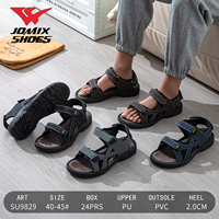 Sandalias Jomix SU9829 para Hombre, de Secado Rápido, Diseño Abierto, de PU, para Pesca y Actividades al Aire Libre, Resistentes, con Entresuela Acolchada de EVA, Antideslizantes y Transpirables