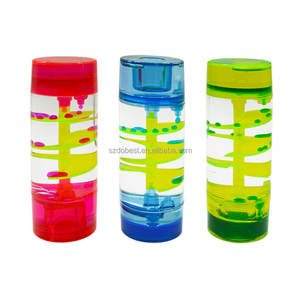 Temporizador Líquido <span class=keywords><strong>de</strong></span> Acrílico Personalizado para Niños, Decoración Líquida con Gotas <span class=keywords><strong>de</strong></span> Agua y Arena, Juguete Antiestrés para Niños, Estudiantes y Enfoque - Product Image 1