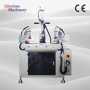 Machine de découpe de fenêtres à 1 tête avec commande PLC, pour profilés en aluminium et plastique, et presse automatique pour portes - Product Image 1