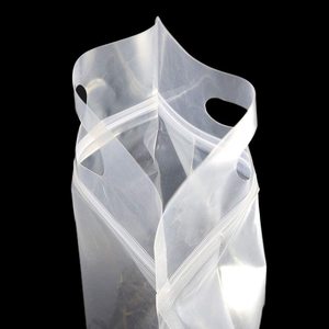 Tám bên con dấu bên miếng vải hình tam giác đáy phẳng nhựa <span class=keywords><strong>doypack</strong></span> túi trà xanh bao bì với dây kéo - Product Image 3