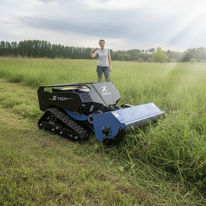 Made in China Cordless Lawn Mowers Multifunctional <strong>Remote</strong> Controlled Lawn <strong>Mower</strong> Tracked <strong>Remote</strong> <strong>Flail</strong> <strong>Mower</strong> - Product Image 1