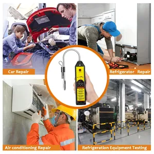 Rilevatore di perdite di freon, rilevatore di perdite di refrigerante alogeno, tester per gas R22, R410A, R134A, R1234YF, HCFC per condizionatori d'aria, strumento di rilevamento - Product Image 6