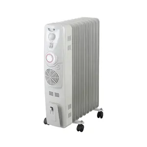 HY-B9 Indien huile électrique radiateurs chauffe-7fins/9fins/11fins/13 ailettes avec ventilateur et 24 heures minuterie disponible