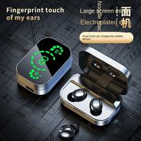 Écouteurs à écran miroir HD et écran LED Écouteurs TWS Écouteurs Bluetooth sans fil Sports Casques intra-auriculaires étanches