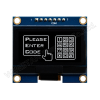 Écran graphique OLED de 1,54 pouce, modules 128x64 WEA012864AA, température de fonctionnement -40°C ° C+80 ° Instrument industriel C