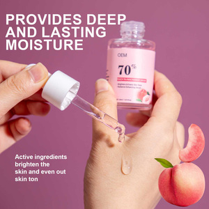Vente en gros <span class=keywords><strong>Peach</strong></span> 70% Niacinamide Sérum 30ml Sérum Visage Hydratant Éclaircissant Peau terne et brillante Améliore la texture de la peau - Product Image 4