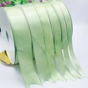 Classic Solid Fabric <b>Ribbon</b> Smooth Surface For Wreath Candle And Home Ornament - Product Image 2