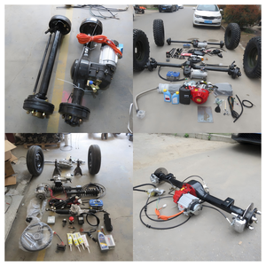 Kit de conversion de voiture électrique 1500W Charge <span class=keywords><strong>1</strong></span> tonne <span class=keywords><strong>Essieu</strong></span> arrière électrique sans balais avec <span class=keywords><strong>essieu</strong></span> de direction avant Accessoires de voiture électrique - Product Image 4