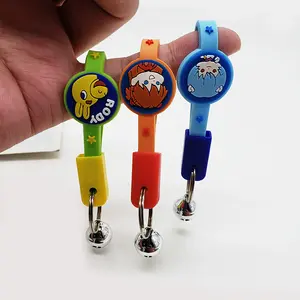 2023 Kids Personalised Custom Shaped Soft PVC Keychains Mixed Color 2D Cartoon Bicycle Keychain