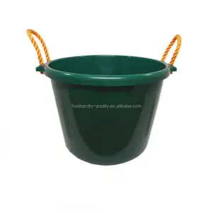 Horse Feeder Bucket Kunststoff Muck Tub Bucket mit Griffen 66L