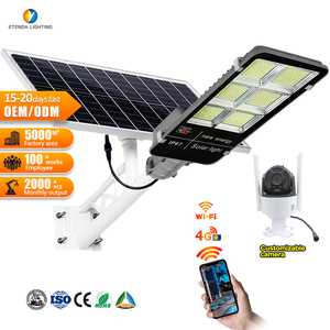 Lámpara Solar para Alumbrado Público, Precio de Fabricante, Aluminio/ABS, Impermeable IP67, 60w100w120w240w360w500w, para Áreas Rurales - Product Image 1