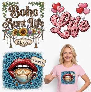 Silicona de Alta Calidad para Transferencias, Adhesivos de Transferencia de Calor con Diseños de Dibujos Animados, Listos para Prensar en Camisetas - Product Image 1