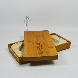 Bamboo Tea Storage Box Rectangle Pu'er Tea Gift Packaging Handmade Wooden Box For Tea Storage - Product Image 3