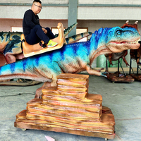 Çocuklar İçin Büyük Animatronik T-Rex Binme Oyuncağı, İnteraktif Eğlence İçin Eğlenceli Dinozor Robot Binme Oyuncağı