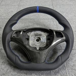 Volante de Cuero y Fibra de Carbono para BMW E70 E71 E72 316i 320i 328i F30 F20 F21 F22 F30 F31 F32 F33 F34 X3 X4, Accesorios para Auto - Product Image 4