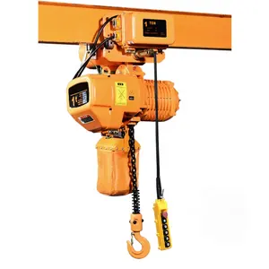 China manufacturer 2ton Heavy duty 220 V 240V Manual Fixed type Electric Chain Hoist for Jib crane portable gantry crane