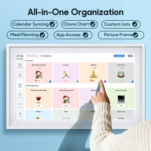 Kalender Digital Pintar WiFi 15,6 inci, Layar Sentuh Full HD, Jadwal Tugas, Kalender Digital yang Dapat Dipasang di Dinding untuk Jadwal Keluarga - Product Image 2