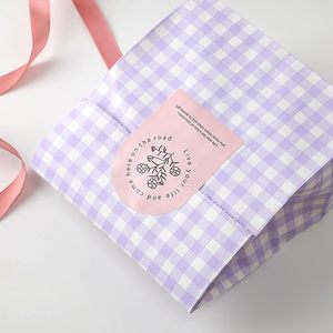 Regalo Embalaje decorativo Sello Calcomanías Impresión personalizada Envío Mailers Etiquetas Rosa <span class=keywords><strong>Gracias</strong></span> Disfrute de su <span class=keywords><strong>vida</strong></span> Pegatinas - Product Image 6