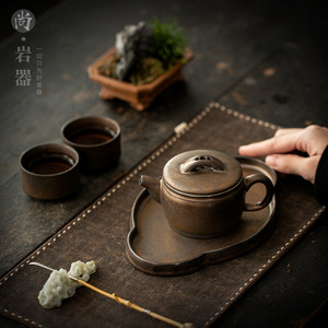 Creative Single Person Kung Fu <b>Tea</b> <b>Set</b> Pottery Teapot With Lid Heat Resisting Small Household <b>Tea</b> <b>Set</b> For Dry Brewing - Product Image 4