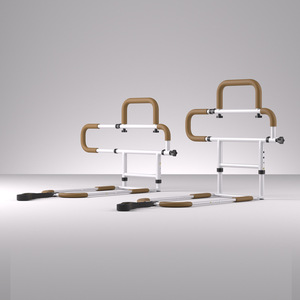 Bedside Grab Bars Foldable <b>Bed</b> Rails 59cm For Elderly <b>Disabled</b> Pregnant Safety Support With Adjustable Height And Binding Strap - Product Image 3