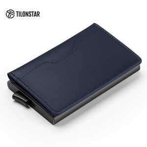 TILONSTAR TVC109 <b>Rfid</b> Aluminum Pop up Bank Card Protector <b>Wallets</b> Leather Id Credit Card Holder <b>Wallet</b> - Product Image 5