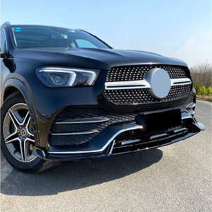 Amp-Z Mercedes-Benz Spoiler avant en fibre de carbone, finition mate, style tuning pour les classes A, C, E, CLS, GLC, GLE - Product Image 2
