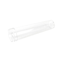 Flacon à pilules en plastique PP transparent, vide, avec bouchon à vis pour comprimés et capsules