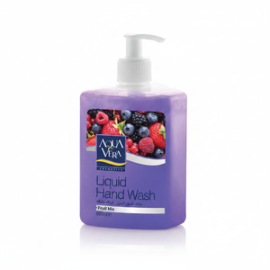 AquaVera Antiseptic Chemical Liquid Hand <b>Wash</b> & <b>Soap</b> with FRUIT MIX ISO 9001 Certified 500 ml for Adults - Product Image 2