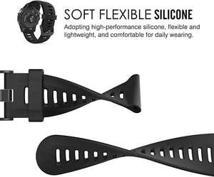 26 22 20 MM <span class=keywords><strong>Bracelet</strong></span> de <span class=keywords><strong>montre</strong></span> en silicone pour <span class=keywords><strong>Garmin</strong></span> pour <span class=keywords><strong>Fenix</strong></span> 6X 6 6S Pro 7X 7 Easyfit <span class=keywords><strong>Bracelet</strong></span> 5 5X <span class=keywords><strong>5S</strong></span> <span class=keywords><strong>Plus</strong></span> Smartwatch <span class=keywords><strong>Bracelet</strong></span> - Product Image 2