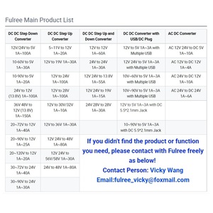 Convertisseur de Puissance DC-DC Élévateur Abaisseur <span class=keywords><strong>Buck</strong></span> Boost 5V 9V 12V 13.8V 19V 24V 28V 30V 36V 48V 57V 60V 72V 84V 90V 100V 120V - Product Image 2