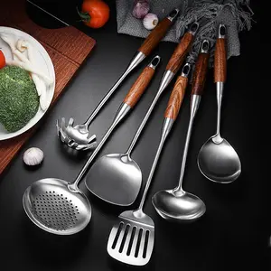 küçük spatula pişirme fry Suppliers-Premium en çok satan pişirme seti özel tasarım malzemesi paslanmaz çelik mutfak aksesuarları
