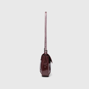 Bolso de Mano Minimalista de Cuero PU Brillante, Costuras Reforzadas, Alta Calidad, Bolsos de Mujer al por Mayor - Product Image 3