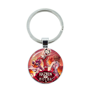 Porte-clés pendentif Anime Hell Inn, Hazbin Hotel, dessin animé, vente en gros - Product Image 1