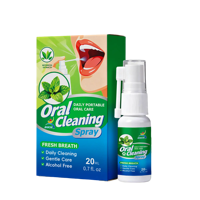Spray buccal quotidien haleine fraîche menthe botanique sans alcool nettoyage doux flacon de poche portable pour le bureau et les voyages