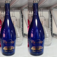 Bouteille en verre codd vide de 750ml, flacon de forme ronde, pour champagne, de haute qualité