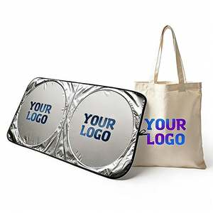 Parasol Personalizado para Parabrisas Delantero con Logotipo, Protección UV, para Concesionarios de Autos, Regalo Promocional, Plegable - Product Image 1