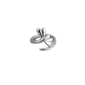 Bague papillon en argent 925 de haute qualité, très vendue, artistique, vintage, tendance, cadeau, bijoux pour homme - Product Image 1