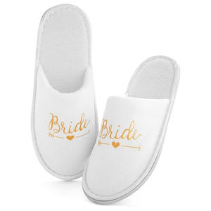 Pantuflas de Boda Personalizables, Pedido al por Mayor, Recuerdos Promocionales para Fiestas Nupciales, Pantuflas de Hotel Económicas para Invitados, Ideas de Regalos de Boda - Product Image 2