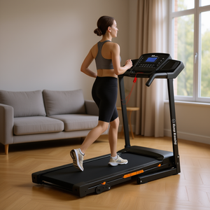 Caminadora Eléctrica Portátil DB, Plegable, con Inclinación, para Hacer Ejercicio en Casa, con Pantalla LCD y Controles en el Pasamanos - Product Image 2