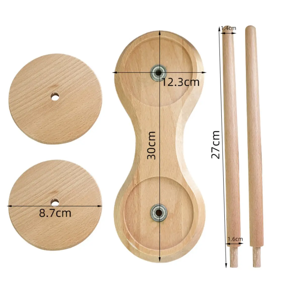 Nouveau support de fil de Machine à coudre à usage domestique cadre en bois rotatif organisateur de fil plateau prise murale pagode bobine accessoires fil