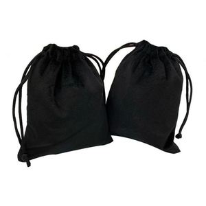 Jewelry Packaging Box and Pouch Reusable 8*10CM Black Custom Logo Jewelry Velvet Pouches With <b>Makeup</b> Velvet Pouch <b>Bags</b> - Product Image 6