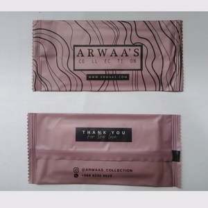 Lingettes humides personnalisées emballées individuellement, lingettes nettoyantes jetables en tissu non tissé, lingettes humides pour le voyage avec logo - Product Image 3