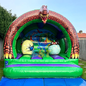 Casa de rebote inflable con temática de dinosaurio de PVC comercial huevos de dinosaurio <span class=keywords><strong>castillo</strong></span> hinchable para niños y adultos - Product Image 1