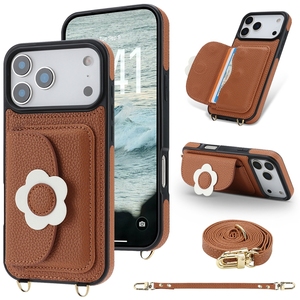Funda con Soporte y Correa para <span class=keywords><strong>iPhone</strong></span> 17/17 Pro/17 Pro Max, Tipo Cartera - Product Image 2