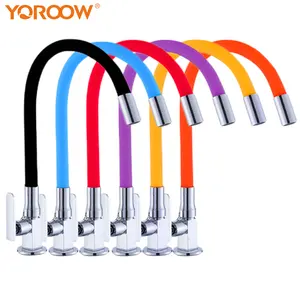 Sink Cold Water Faucets Manufacturers Cheap Price Zinc Body Colorful Kitchen Faucet Pull Out Flexible Hose Cold Water Kitchen Sink Faucet Brass China