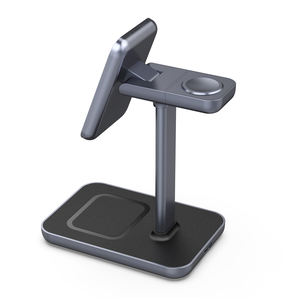 Chargeur sans fil <span class=keywords><strong>pliable</strong></span> Qi22 25w à charge rapide, chargeur de bureau pour accessoires de téléphone, Airpod, Iwatch, station de charge sans fil - Product Image 3