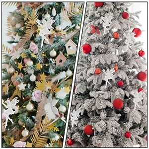 2026 New Fashion Design Christmas Ornaments Luxury Hanging Christmas Decorations <b>Tree</b> Santa Elk Angels Christmas <b>Tree</b> Pendant - Product Image 5