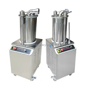 Llenadora de salchichas al vacío automática de gran oferta/máquina de salchichas eléctrica/máquina de relleno de salchichas